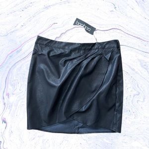 Boohoo Faux Leather Skirt